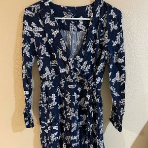 GAP Navy Wrap Dress